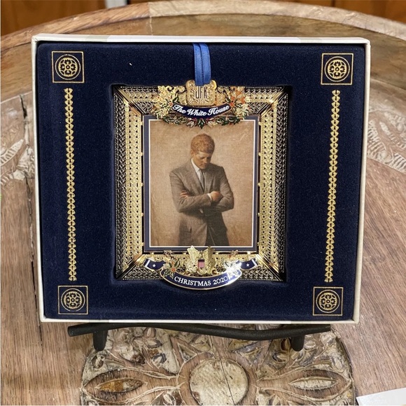 Official 2020 White House Historical Assessment Christmas ornament JFK - Picture 7 of 12